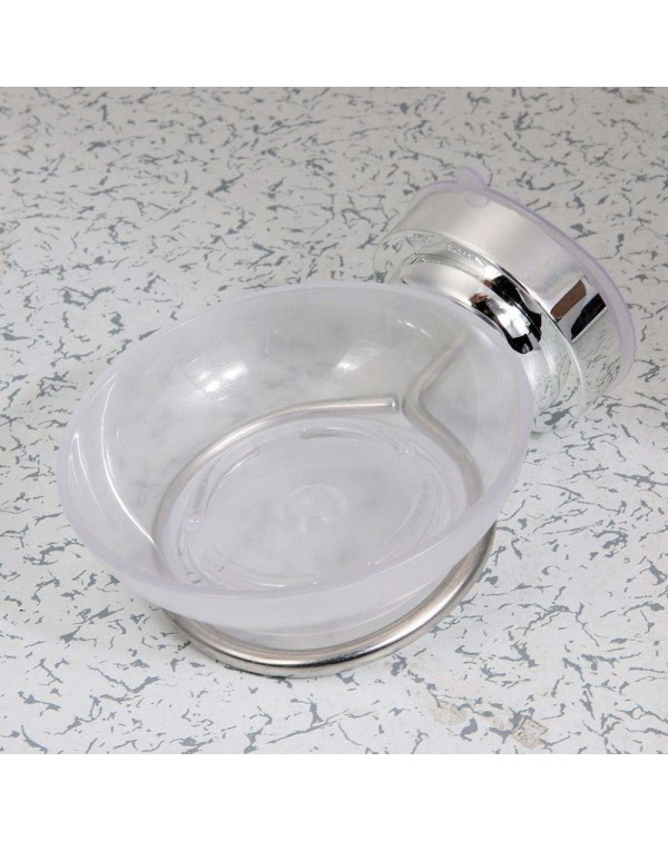 Stainless Steel Strong Vacuum Suction Cup Bathroom Soap Shelf Dish Holde