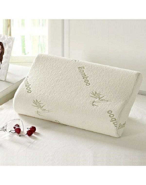 Comfort Orthopedic Bamboo Fiber Sleeping Pillow Memory Foam Pillows