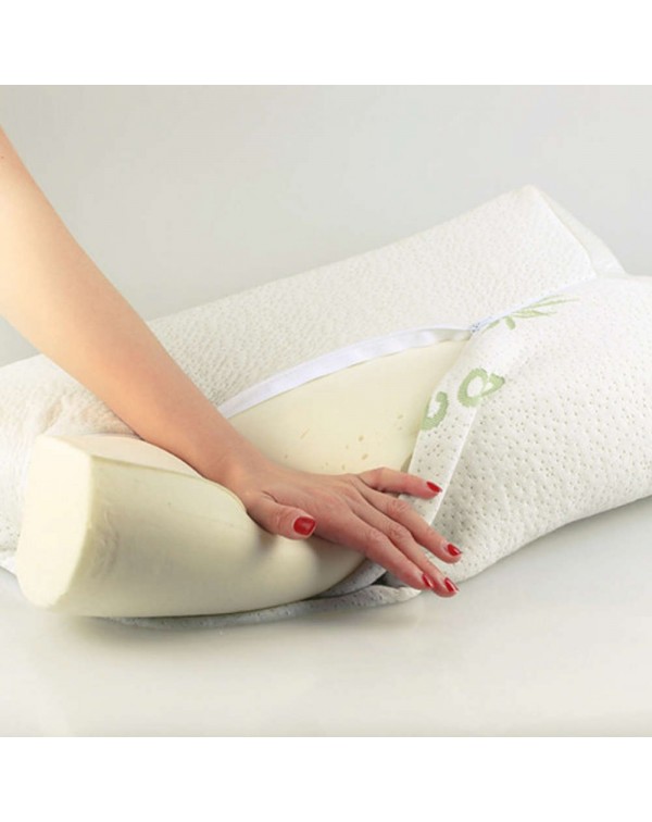 Comfort Orthopedic Bamboo Fiber Sleeping Pillow Memory Foam Pillows