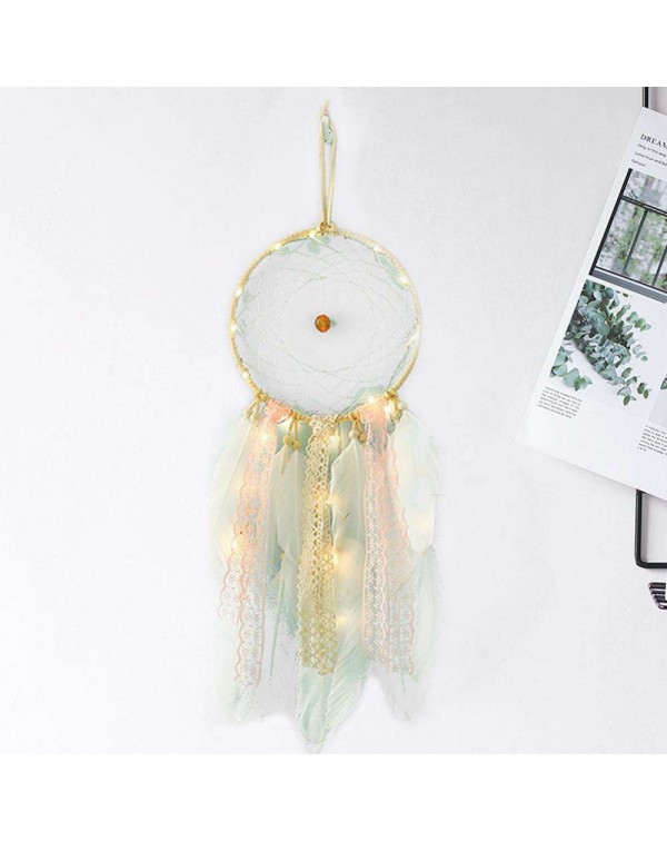 Lace Bead Feather Dream Catcher Net Handmade Dreamcatcher Car Hanging Decor