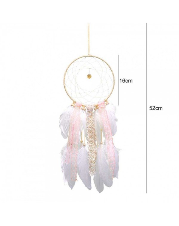 Lace Bead Feather Dream Catcher Net Handmade Dreamcatcher Car Hanging Decor