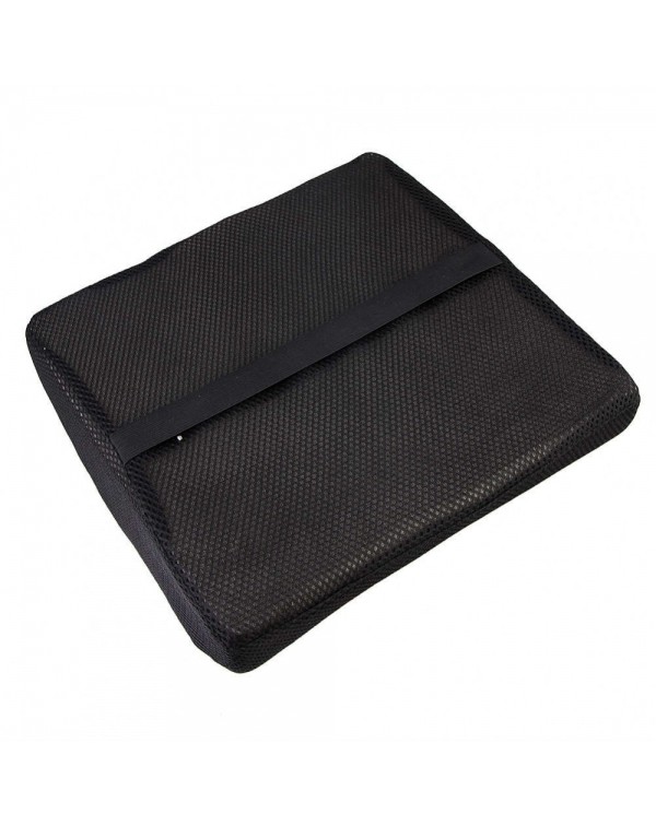 Memory Foam Lumbar Back Support Cushion Pillow for Home Car Auto Seat Black