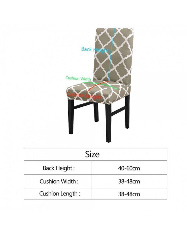 Elastic Dining Chair Cover Modern Removable Anti-dirty Seat Cushion