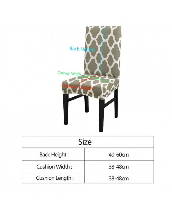 Digital Elastic Thin Chair Cover Stretch Home Seat Case Slipcover