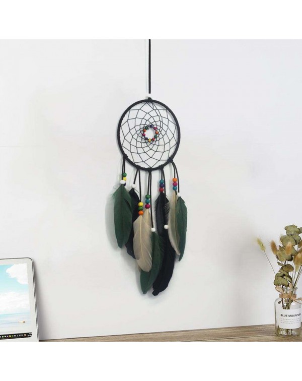 Feathers Beads Handmade Dreamcatcher Craft Dream Catcher Net Home Car Decor