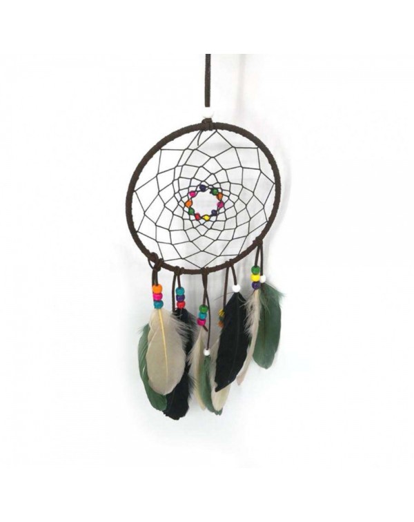 Feathers Beads Handmade Dreamcatcher Craft Dream Catcher Net Home Car Decor