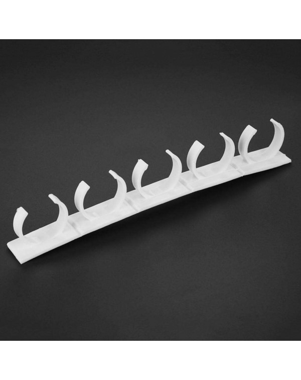 4pcs White Plastic Spice Rack Clip Bottleneck Storage Holder Kitchen Tools