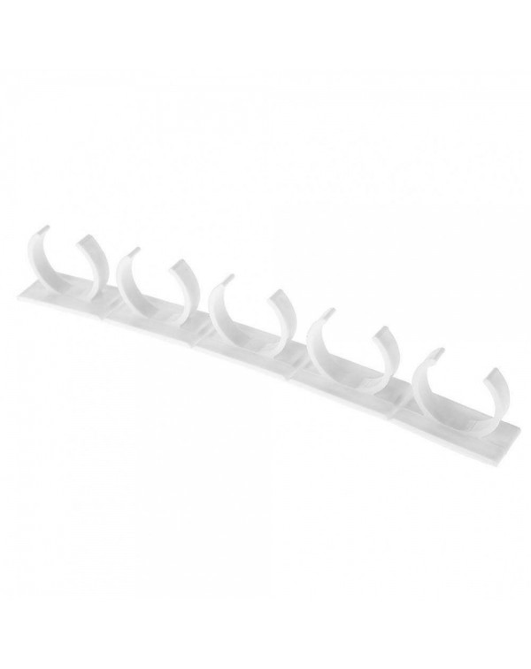 4pcs White Plastic Spice Rack Clip Bottleneck Storage Holder Kitchen Tools