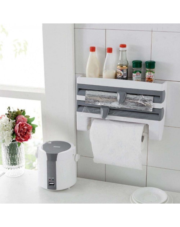 Kitchen Tissue Holder Hanging Bathroom Toilet Roll Paper Holder Rack