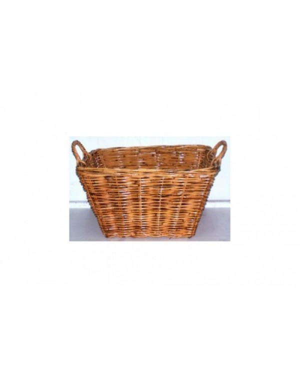 Single Rectangular Rattan Utility Basket