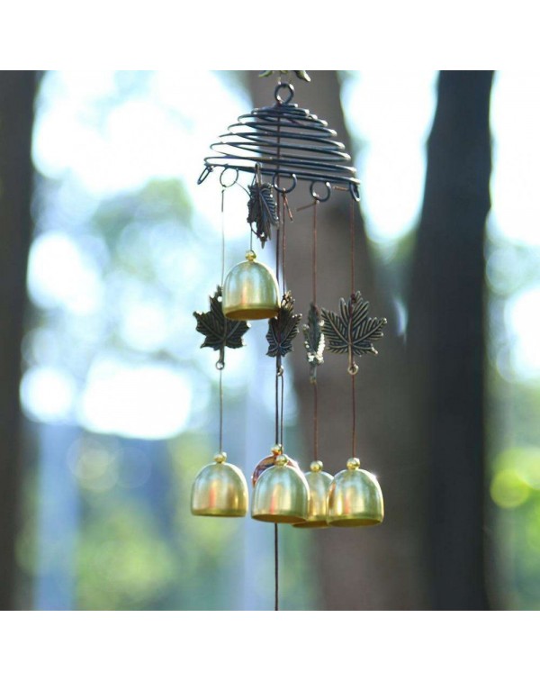 Metal Copper Alloy Bell Wind Chime Chapel Garden Door Hanging Decor