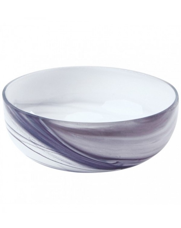 Violet Tibor Glass Soap Dish