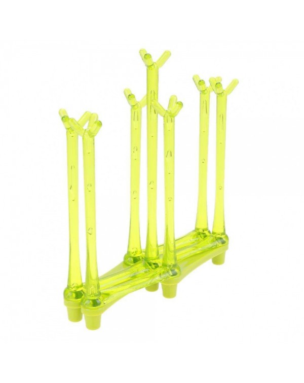 Glass Cup Bottle Drying Rack Drainer Shelf Holder Kitchen Organizer(Green)