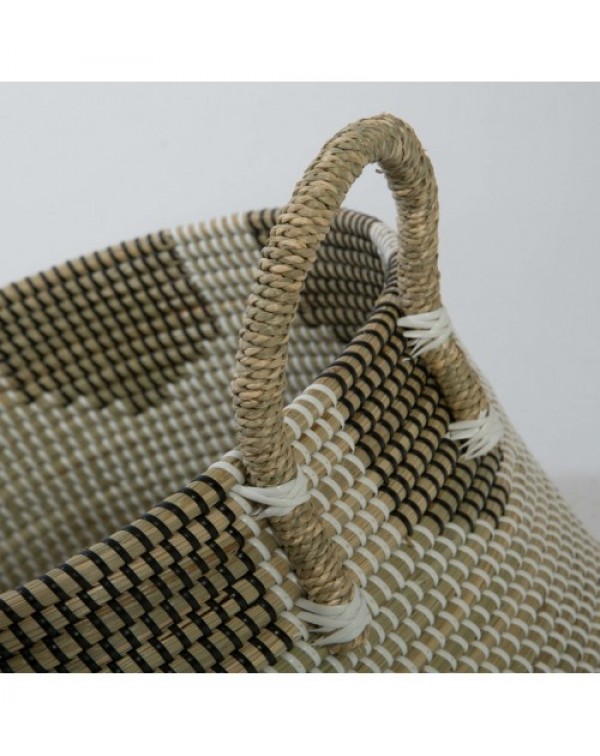 Monochrome Seagrass Basket