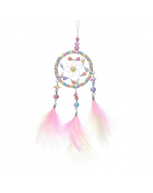 DIY Feathers Handicraft Dreamcatcher Handmade Dream Catcher Net Wall Decor