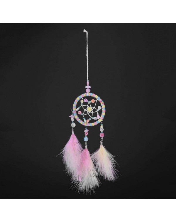 DIY Feathers Handicraft Dreamcatcher Handmade Dream Catcher Net Wall Decor