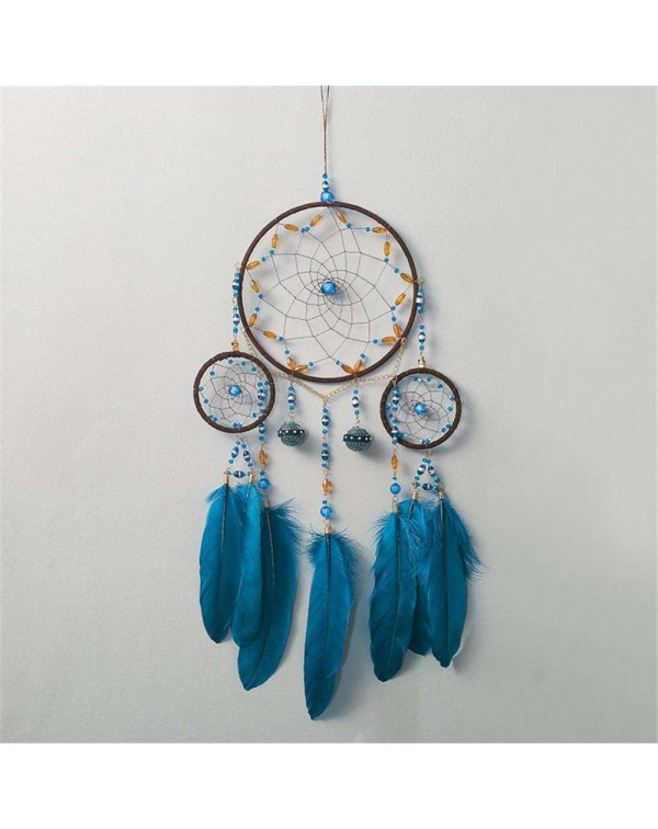 Wind Chimes Hanging Decorations Handmade Dreamcatcher Home Art Feather Gift