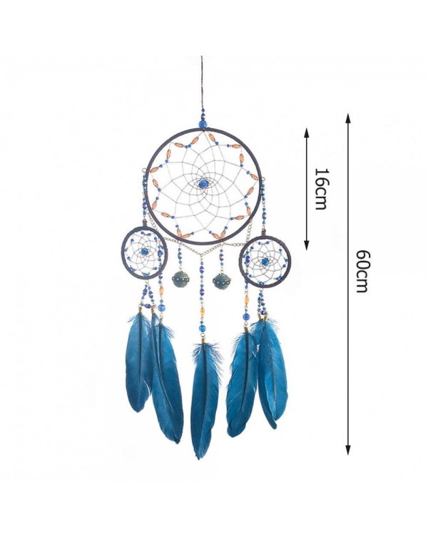 Wind Chimes Hanging Decorations Handmade Dreamcatcher Home Art Feather Gift