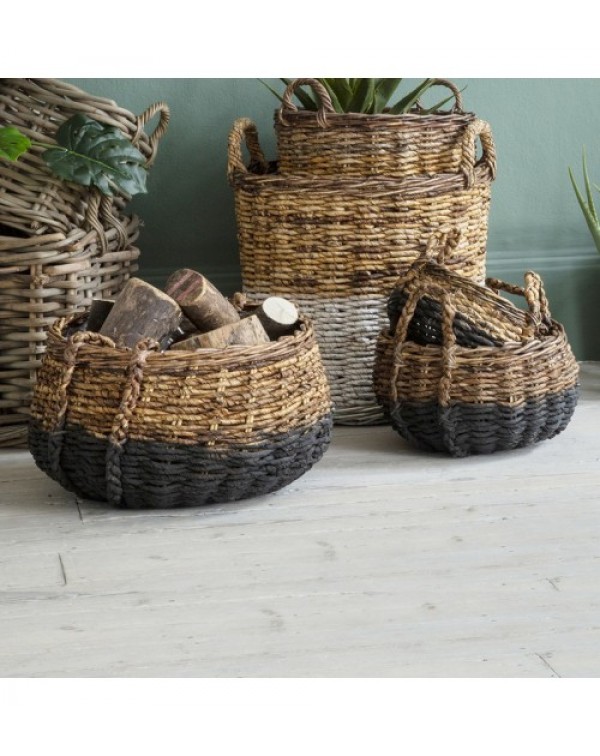 3 Piece Elorza Woven Basket Set