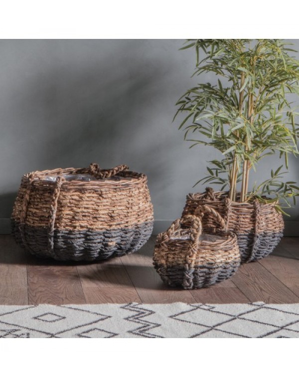 3 Piece Elorza Woven Basket Set