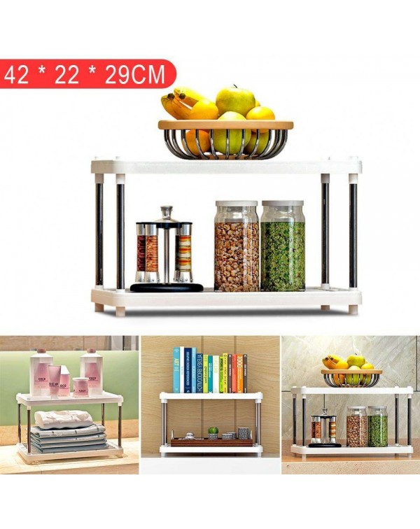 2/3 Tiers Bathroom Kitchen Shelf Holder ...