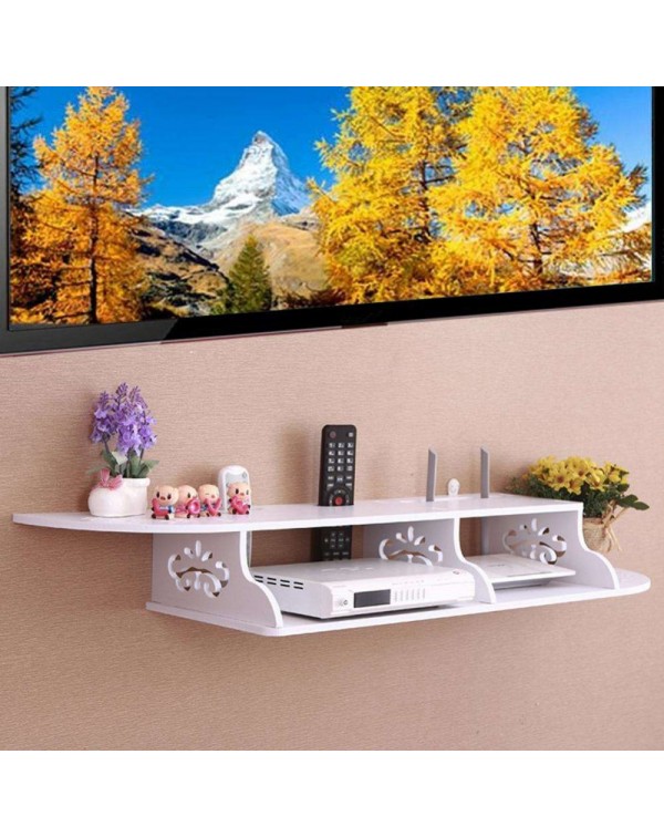 Floating Shelves Chic Wall Mount for CD TV DVD Book Display Storage Modern