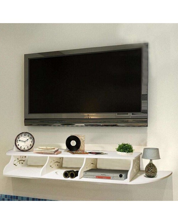 Floating Shelves Chic Wall Mount for CD TV DVD Book Display Storage Modern