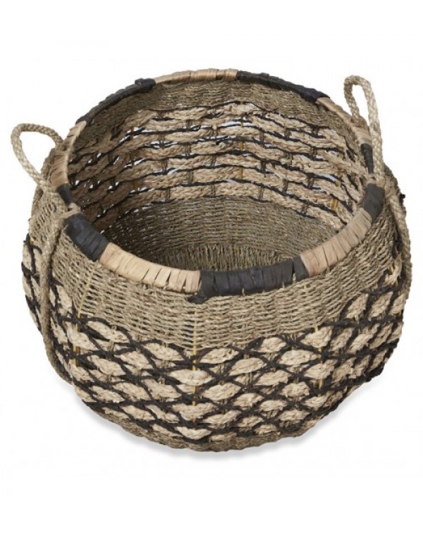 2 Piece Coree Woven Seagrass Basket Set