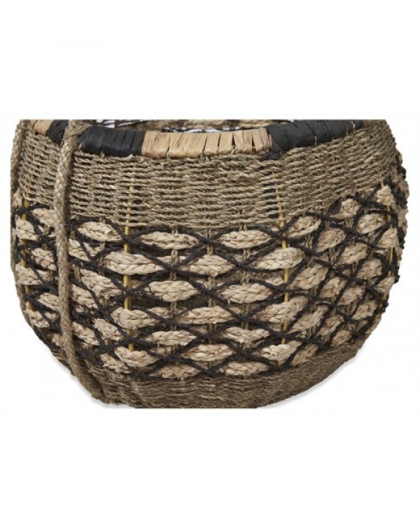 2 Piece Coree Woven Seagrass Basket Set