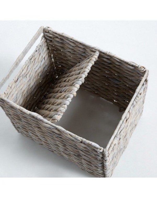 White Ellie Wicker Container