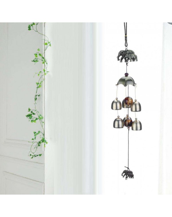 Alloy Metal Wind Chime Chapel Wind Bells Garden Wall Hang Ornament