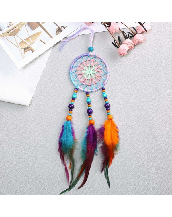 Countryside Feather Dream Catcher Net Beads Dreamcatcher Home Car Decor