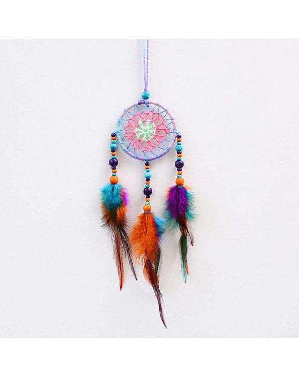 Countryside Feather Dream Catcher Net Beads Dreamcatcher Home Car Decor