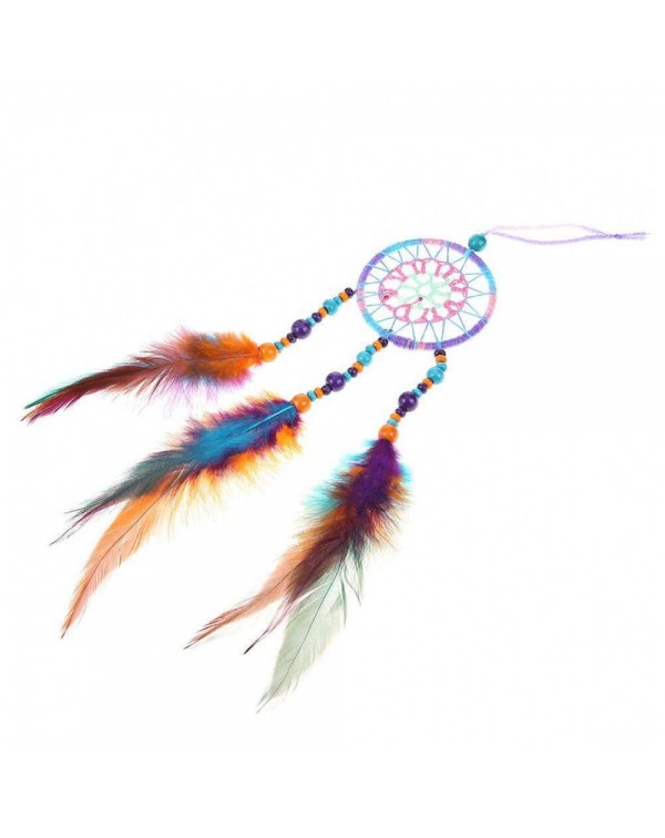 Countryside Feather Dream Catcher Net Beads Dreamcatcher Home Car Decor