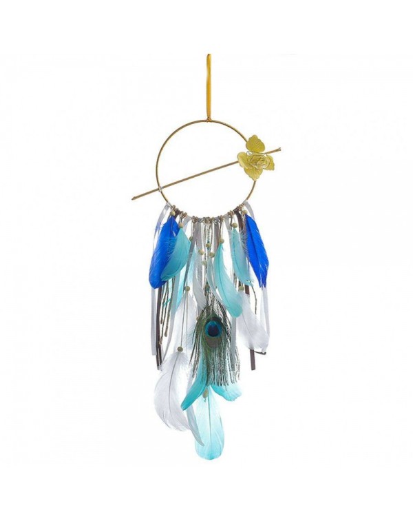 Nordic Feather Dream Catcher Car Pendant...