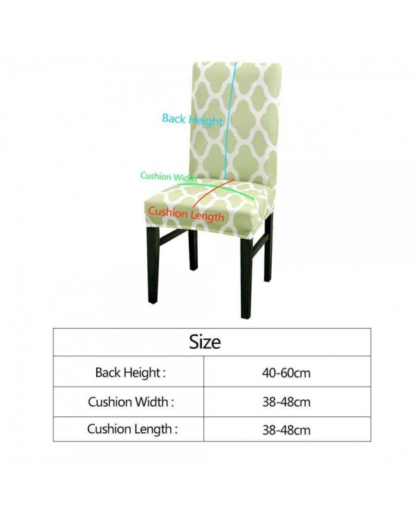 Printing Elastic Thin Stretch Seat Case Slipcover Chair Cover Hotel Decor