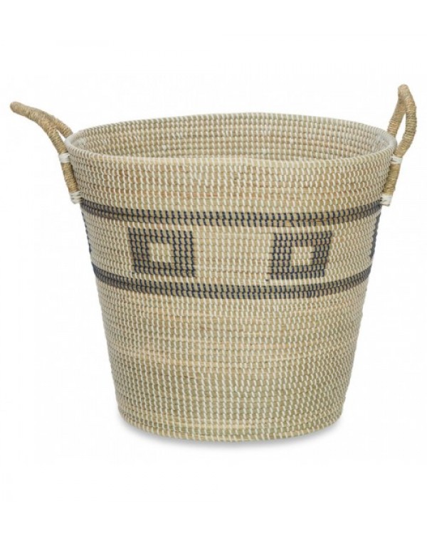 Seagrass Aztec Pattern Basket