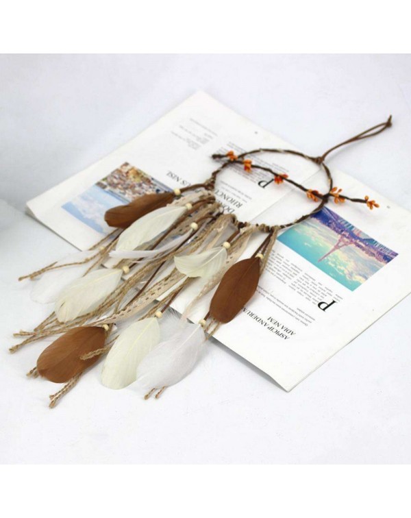 Branch Feathers Handmade Dreamcatcher Craft Dream Catcher Net Home Decor