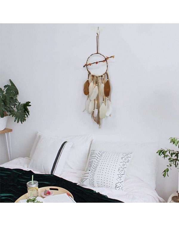 Branch Feathers Handmade Dreamcatcher Craft Dream Catcher Net Home Decor