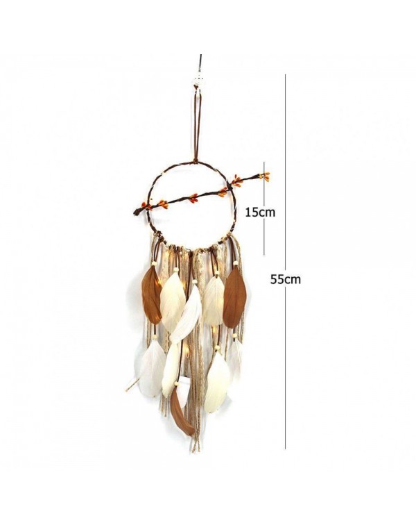 Branch Feathers Handmade Dreamcatcher Craft Dream Catcher Net Home Decor