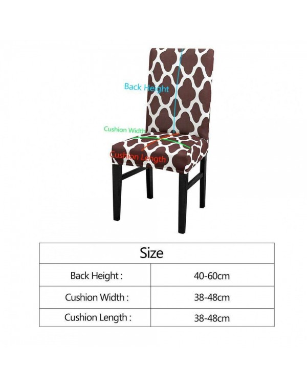 Digital Stretch Chair Cover Elastic Thin Seat Case Slipcover Decor