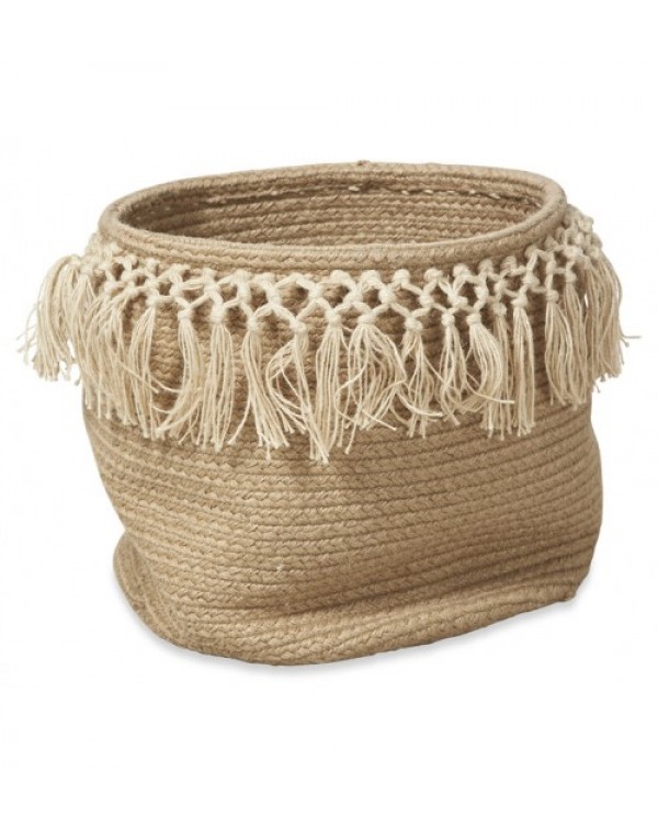 2 Piece Cindy Braided Jute Basket Set