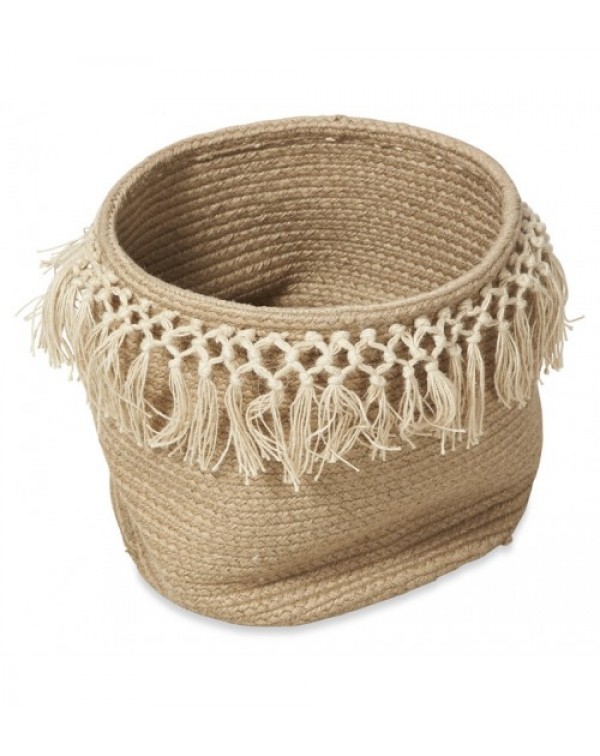 2 Piece Cindy Braided Jute Basket Set