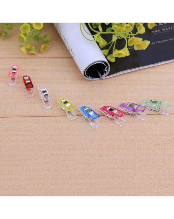 20pcs Multicolor Axe Plastic Clip Replace Pin for Student Office Sewing DIY