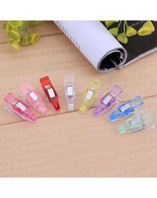 20pcs Multicolor Axe Plastic Clip Replace Pin for Student Office Sewing DIY