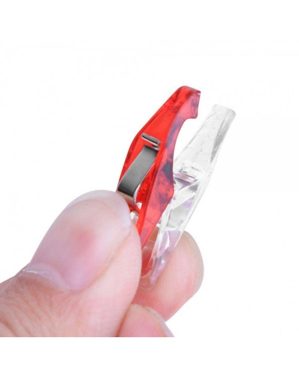 20pcs Multicolor Axe Plastic Clip Replace Pin for Student Office Sewing DIY