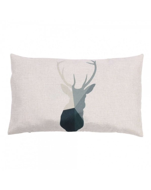 Creative deer Pattern Thick Cotton Pillowcases 30 x 50 Waist Pillowcases