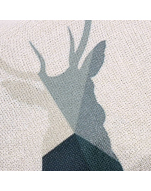 Creative deer Pattern Thick Cotton Pillowcases 30 x 50 Waist Pillowcases