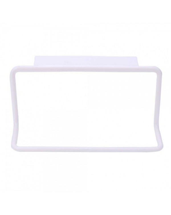 Towel Rack Hanging Holder Kitchen Cabinet Bathroom Towel Rack(White)