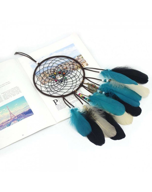 Feathers Beads Dream Catcher Net Handmade Dreamcatcher Home Decor (No LED)